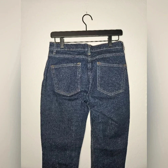 EVERLANE High Rise Slim Fit Dark Wash Denim Size 29 Regular - Picture 3 of 8